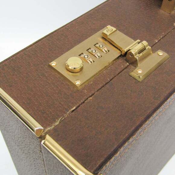 Gucci Interlocking G 016 20 0491 Men,Women Leather Attaché Case,Handbag Brown - Picture 10 of 16